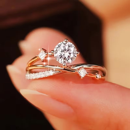 Luxury Adjustable Cosmic Star Ring for Women