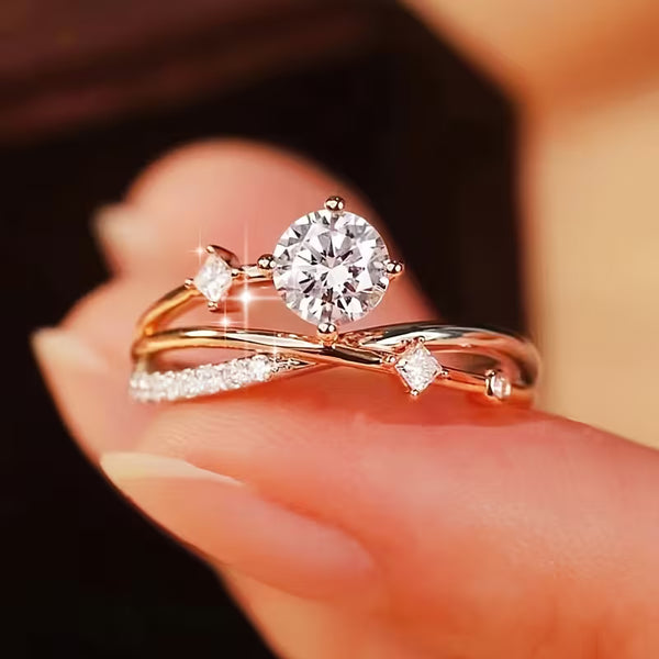Luxury Adjustable Cosmic Star Ring for Women